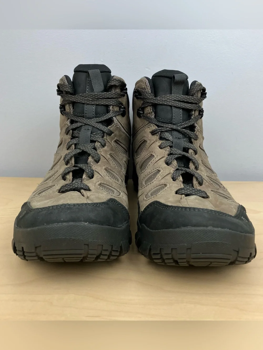 Oboz Men’s Size 10.5 Sawtooth X Mid Waterproof Brown Leather Hiking Boots